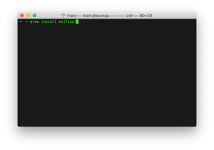 exiftool install mac exiftool install mac